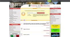 Desktop Screenshot of comunebarlassina.it