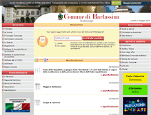 Tablet Screenshot of comunebarlassina.it